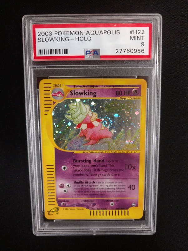 Slowking H22/H32 Aquapolis PSA 9 MINT Pokemon Graded Card